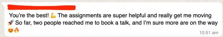 Speaker testimonial 2