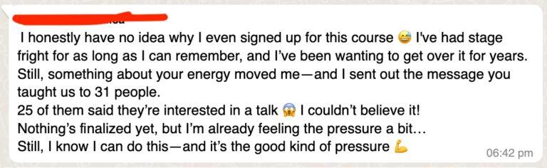 Speaker testimonial 4