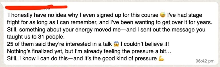 Speaker testimonial 4