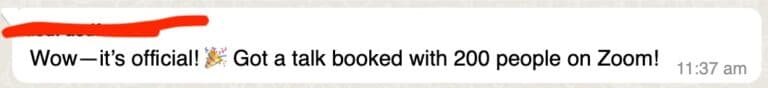 Speaker testimonial 5